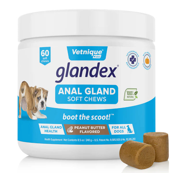 Glandex® Integratore di ghiandole per cani - Con zucca